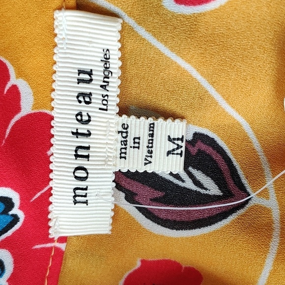 New Monteau Floral Romper Size M - Picture 7 of 9